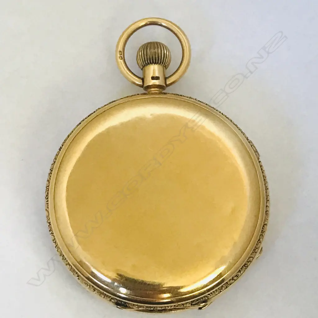 Large and weighty 18ct. gold hunter pocket watch by Thomas Mowbray, London, Image 1++