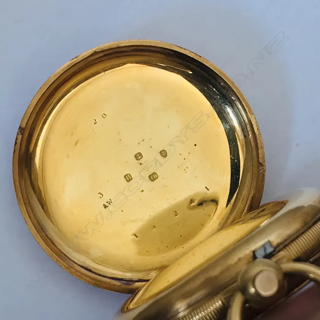 18ct gold open face pocket watch by Edwin Flinn, London, number 18241, Image 1++