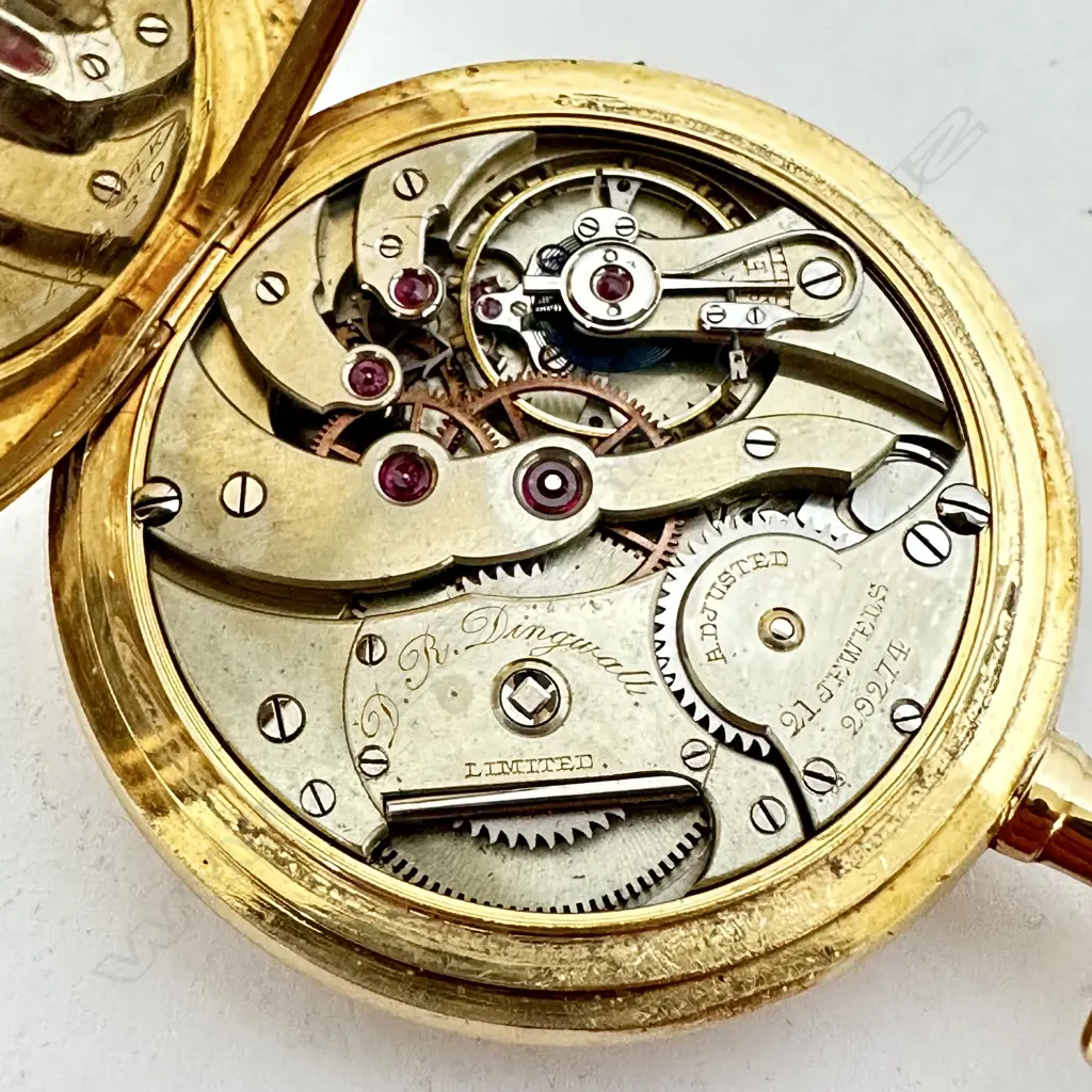14ct gold open face pocket watch Image 1++