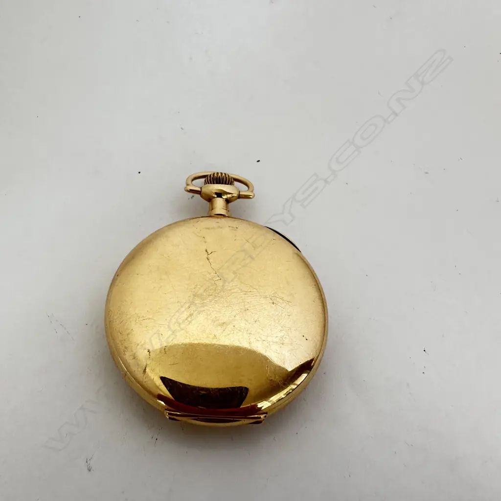 14ct gold open face pocket watch Image 1++