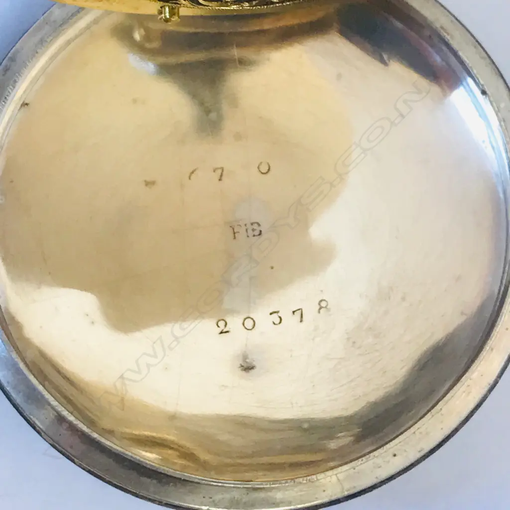 Octagonal silver plated cased open face pocket watch with decorative face, marked 'Breguet et Fils', Image 1++