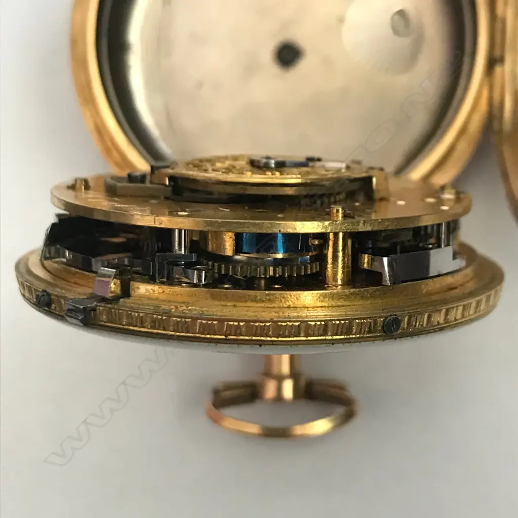 Late 18thC Swiss gold bell repeater by Moilliet & Cie, Geneva, c.1795, Image 1++