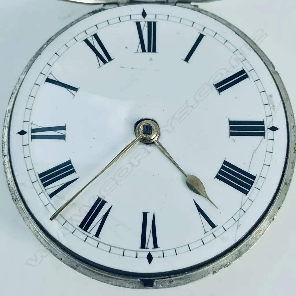 Silver pair case pocket watch by Gardner & Neil, Belfast, number 129 Image 1++