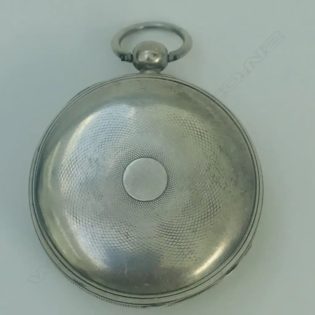 Victorian silver cased open face pocket watch by Peter Litherland, Liverpool, number 1386 Image 1++