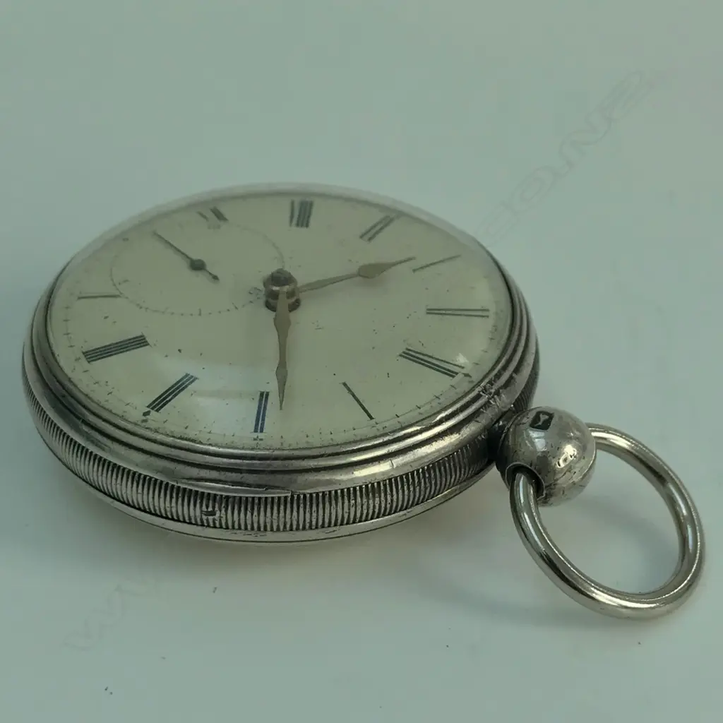 William IV period silver open face pocket watch by Scott, Dublin, number 270. Image 1++
