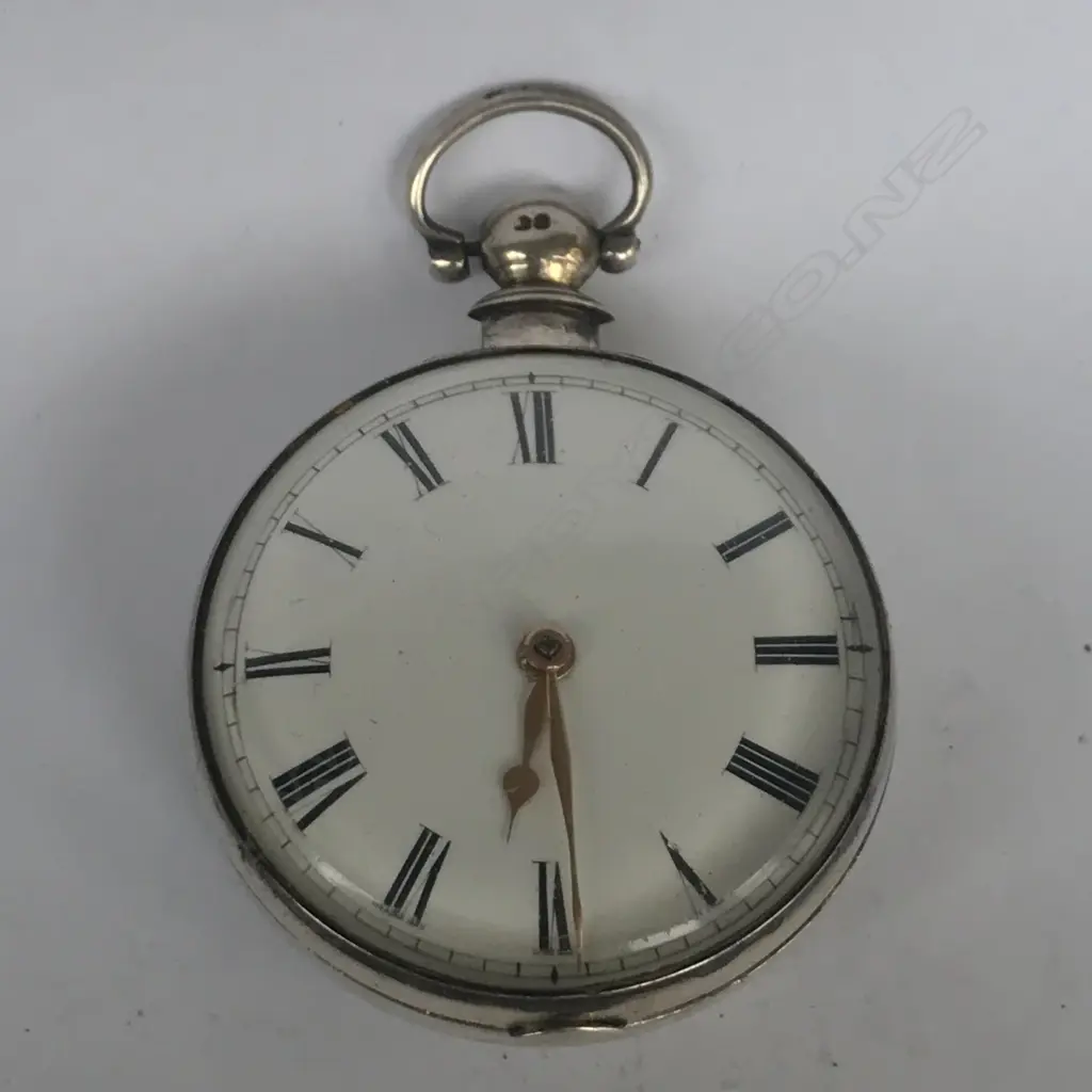 George IV silver pair case pocket watch, number 2741 Image 1++
