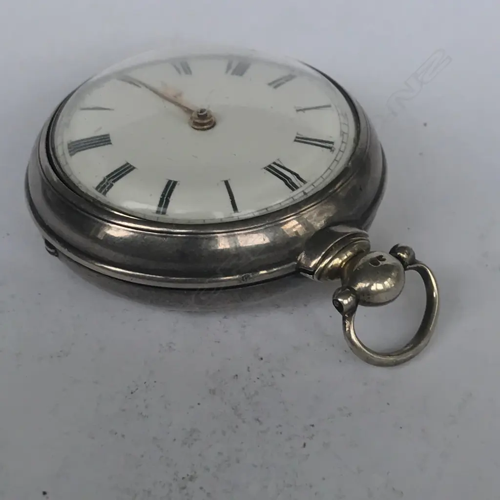 George IV silver pair case pocket watch, number 2741 Image 1++