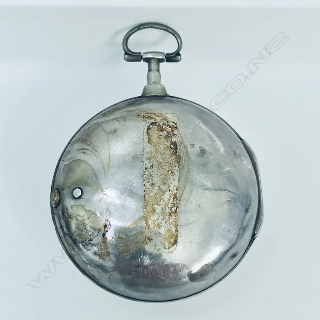 George III silver pair case pocket watch by Joyce*, Whitchurch, number 223 Image 1++