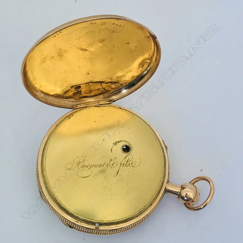 An 18ct gold, early 19thC skeletonized gold automaton watch, Image 1++