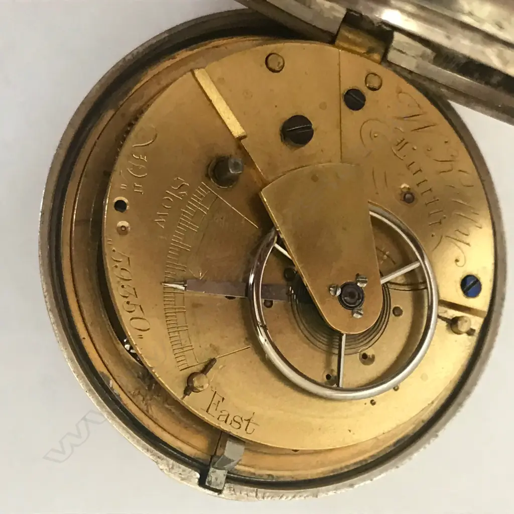 Victorian silver open face pair case pocket watch, by W. Kelly, Louth (Lincolnshire) Image 1++