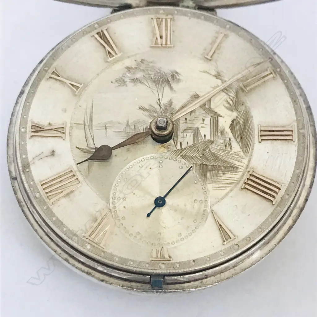 Victorian silver open face pair case pocket watch, by W. Kelly, Louth (Lincolnshire) Image 1++