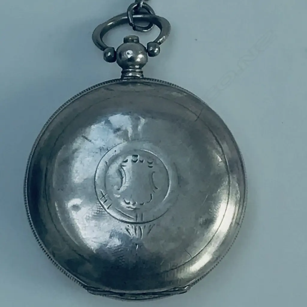 Late 19thC Ottoman Empire silver hunter pocket watch, signed Eski Chirket, Constantinople Image 1++