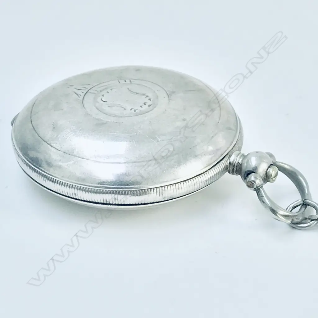 Late 19thC Ottoman Empire silver hunter pocket watch, signed Eski Chirket, Constantinople Image 1++