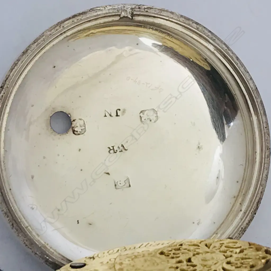 George IV silver pair cased pocket watch by Bullingford, London, Image 1++
