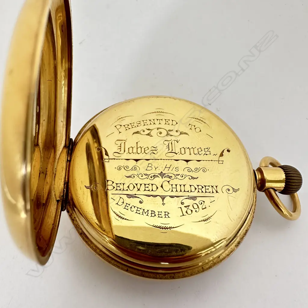 Substantial 18ct gold, open face pocket watch, unnamed, numbered 15982, Image 1++