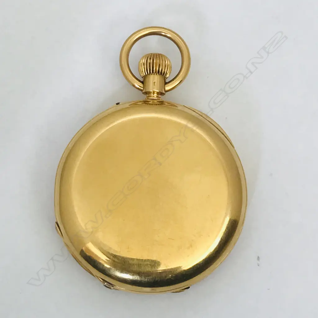 Victorian 18ct gold hunter pocket watch, by Edward F Ashley, 2 Green Terrace, Clerkenwell, number 05039, Image 1++