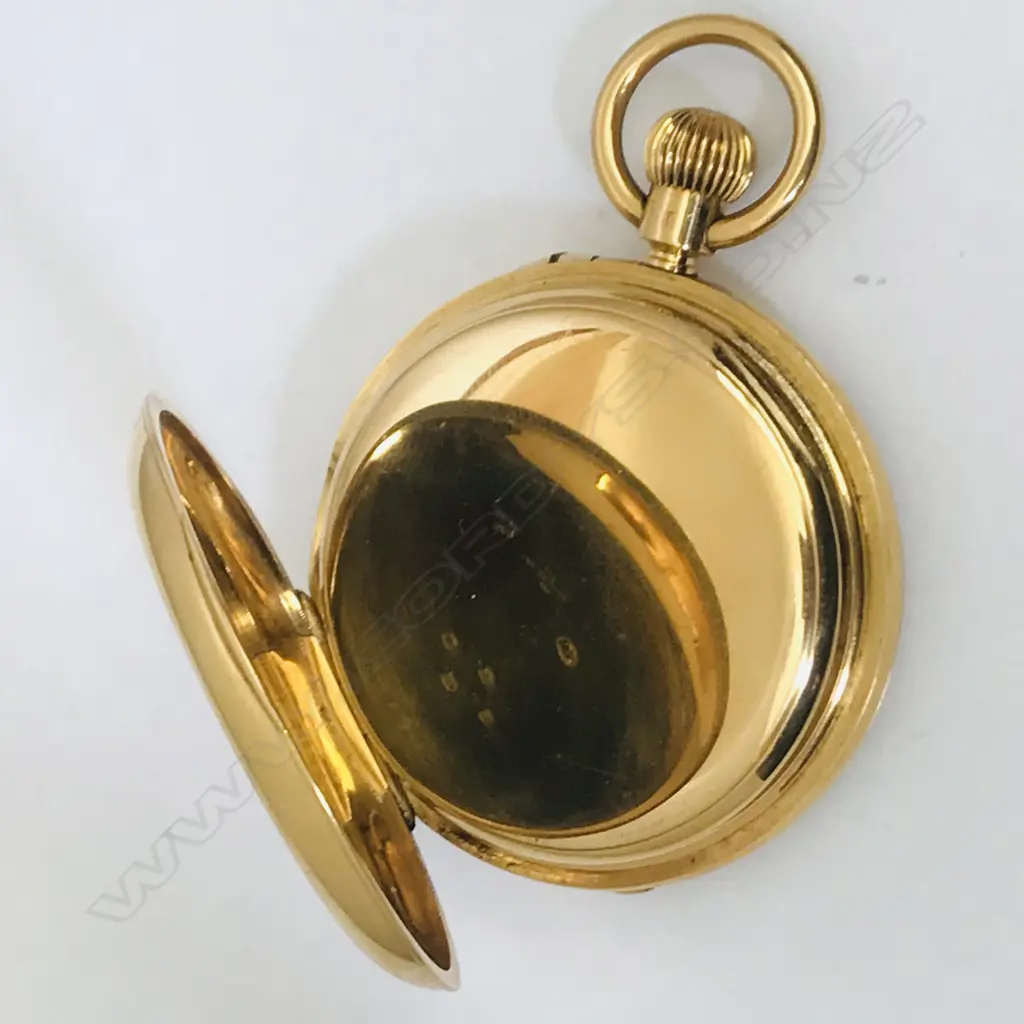 Victorian 18ct gold hunter pocket watch, by Edward F Ashley, 2 Green Terrace, Clerkenwell, number 05039, Image 1++