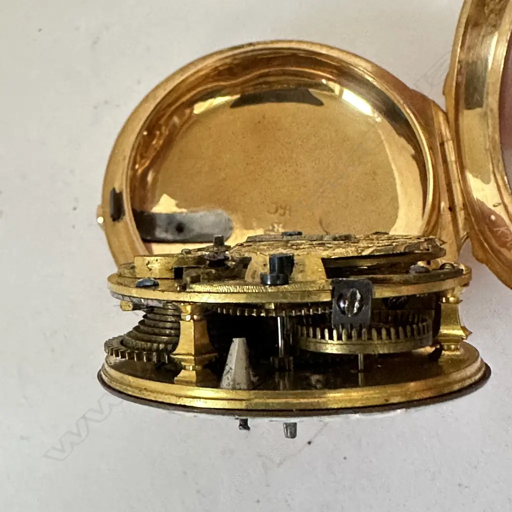 French gold consular cased, verge pocket watch by Baillon a Paris, c.1790, Image 1++