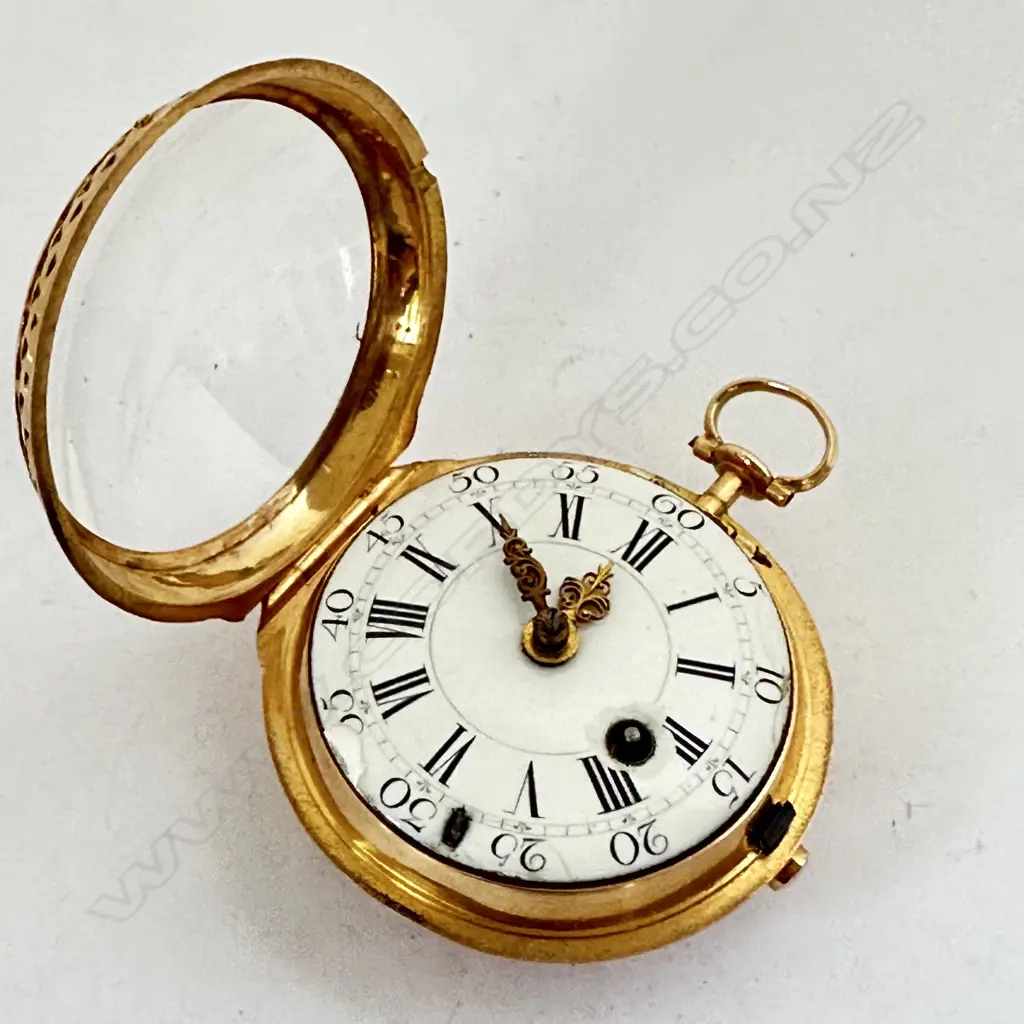 French gold consular cased, verge pocket watch by Baillon a Paris, c.1790, Image 1++