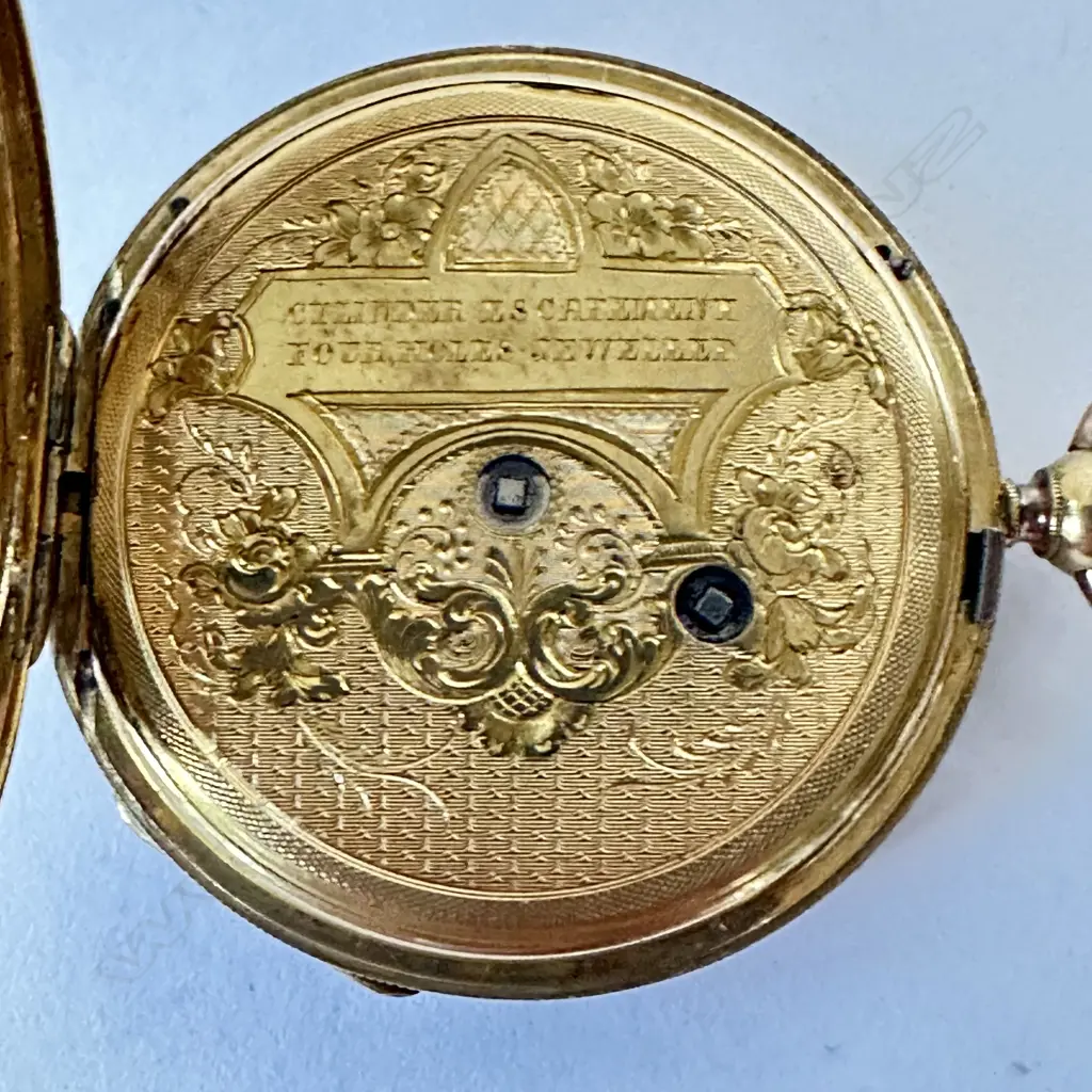 French gold consular cased, verge pocket watch by Baillon a Paris, c.1790, Image 1++