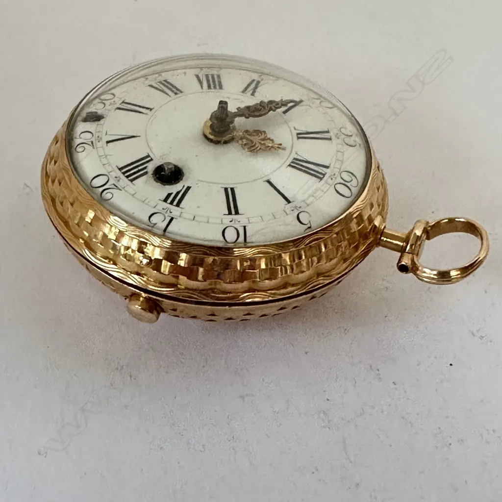 French gold consular cased, verge pocket watch by Baillon a Paris, c.1790, Image 1++