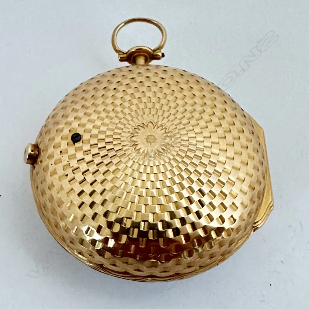 French gold consular cased, verge pocket watch by Baillon a Paris, c.1790, Image 1++
