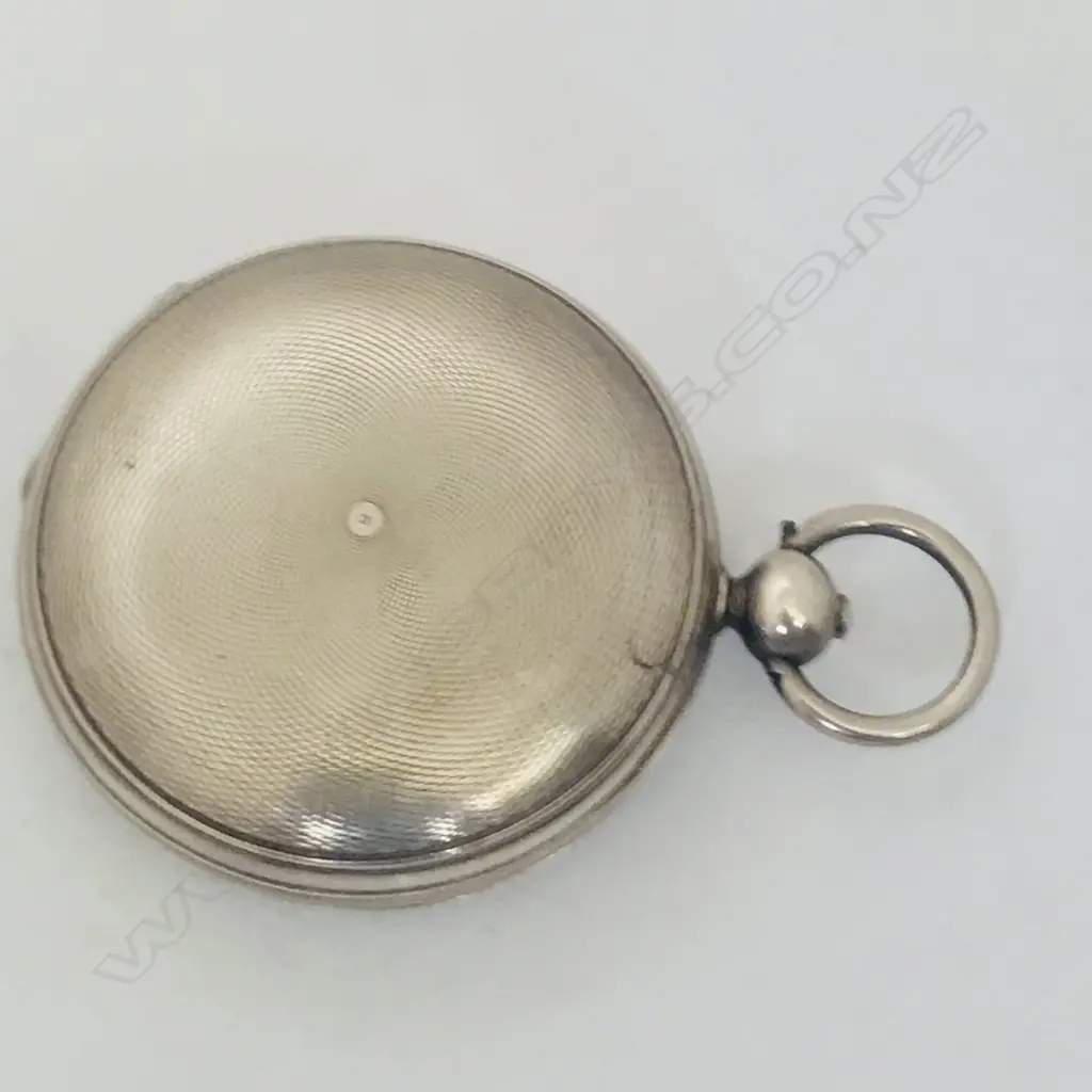 Victorian silver hunter pocket watch by J. Smith, Glasgow, number 1802. Image 1++