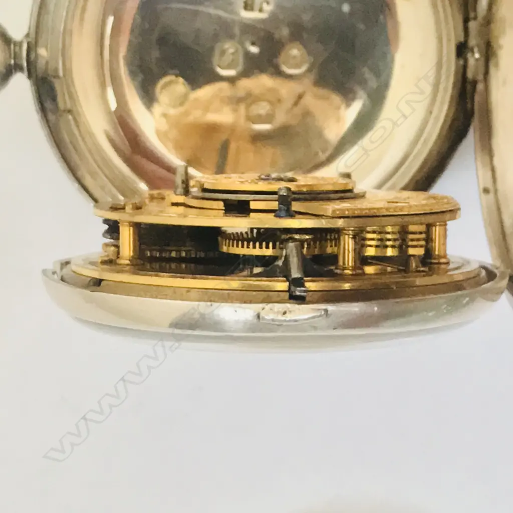 Victorian silver hunter pocket watch by J. Smith, Glasgow, number 1802. Image 1++