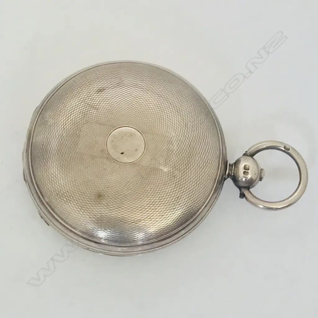 Victorian silver hunter pocket watch by J. Smith, Glasgow, number 1802. Image 1++