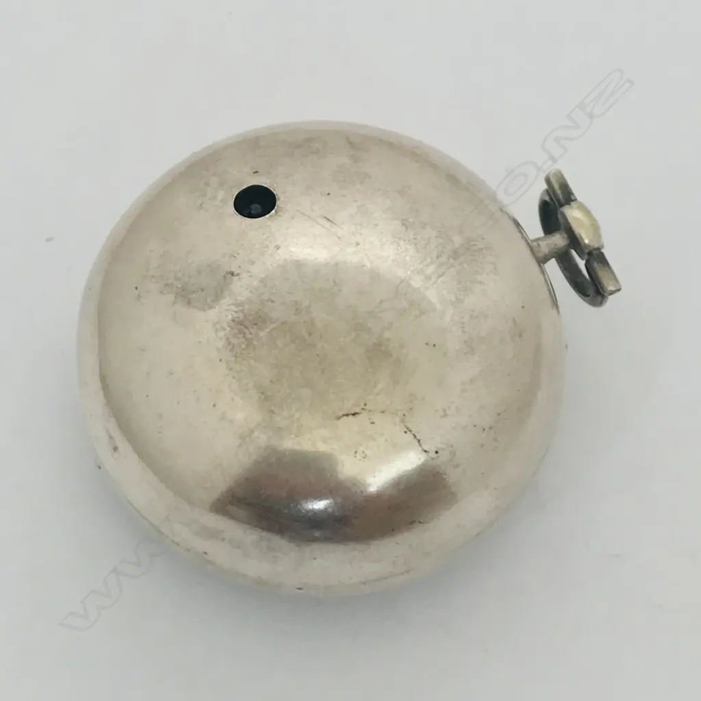 George II silver pair case pocket watch by Jonathan Jordan, Bristol, Image 1++