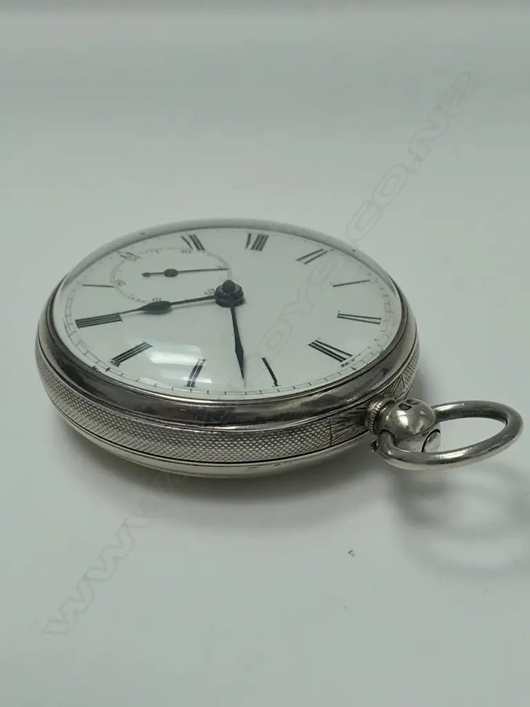 Victorian silver open face pocket watch by John Roger Arnold, number 3578. Image 1++