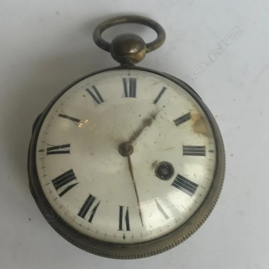 19thC gilt brass cased open faced, exhibition back pocket watch, signed Capt. Davis, Plymouth, number 416 Image 1++