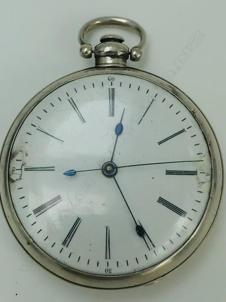 19thC Continental silver consular cased pocket watch with exhibition back, Image 1++