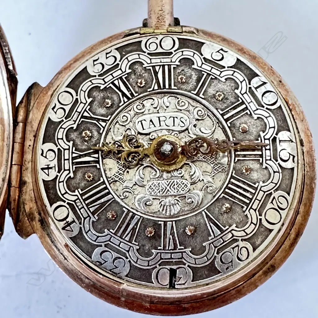 A George III gilt brass consular cased pocket watch by J. Tarts of London (active 1755-90). Image 1++