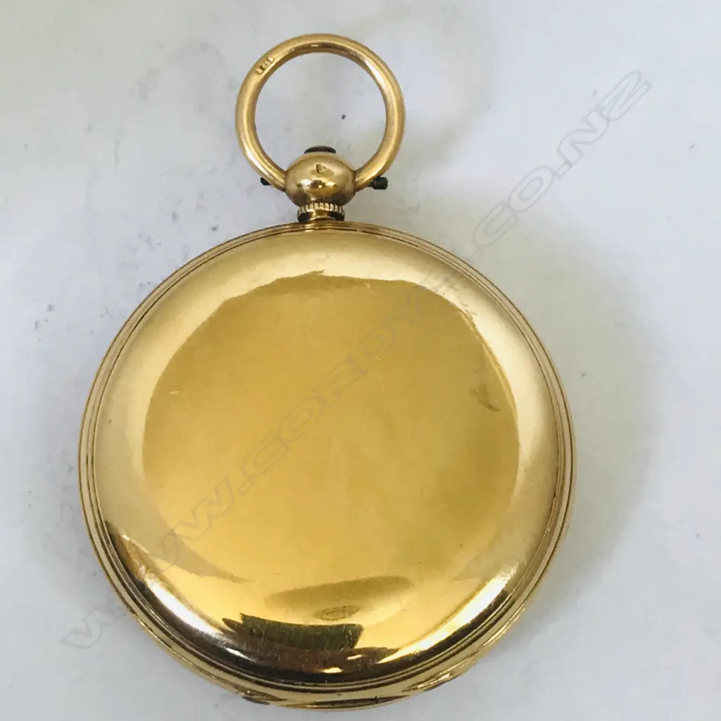 Victorian 18ct gold hunter pocket watch Barraud and Lund, Cornhill London, No.2/9485 Image 1++