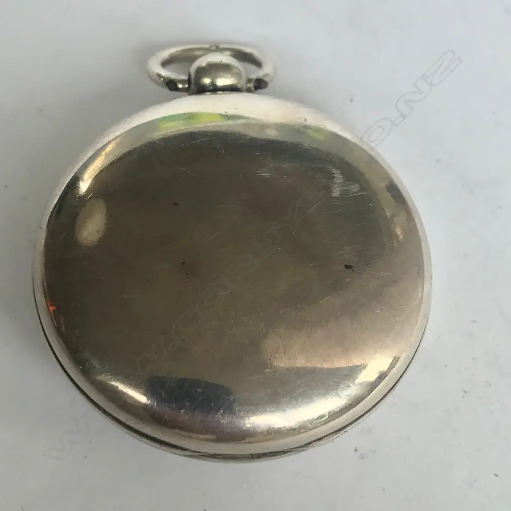 George III silver consular cased half hunter pocket watch, fusée verge movement, numbered 20216. Image 1++