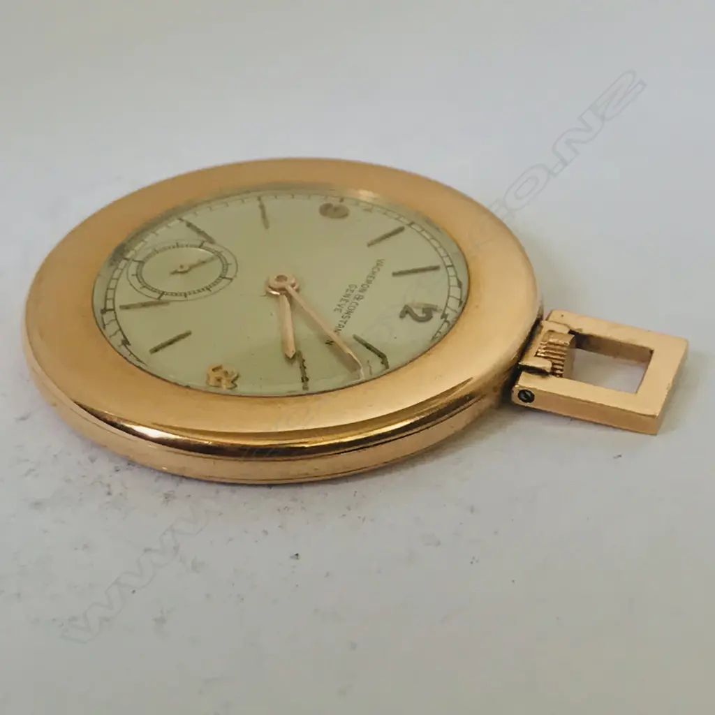 A Vacheron & Constantin, 18ct gold ultra-thin open face dress pocket watch, Image 1++