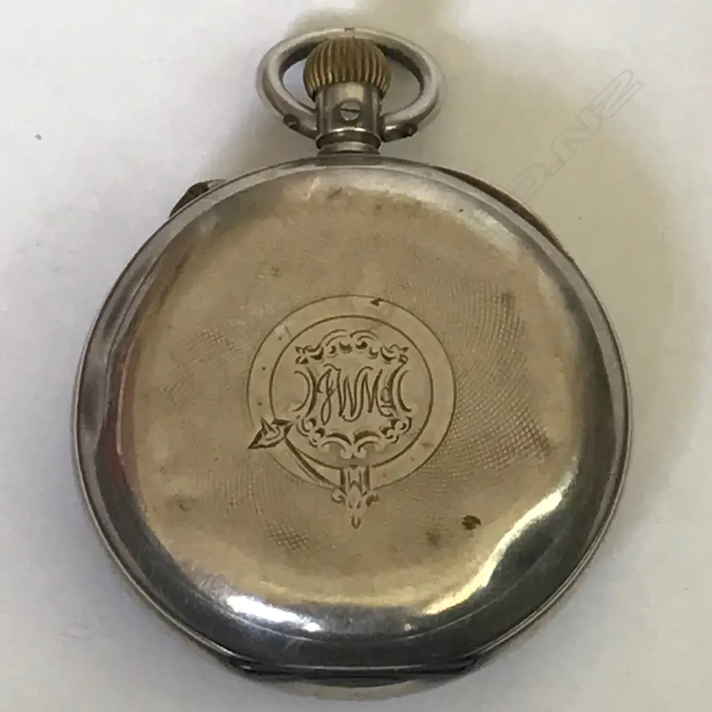 Late 19thC Swiss .935 silver open face chronometer pocket watch, Image 1++