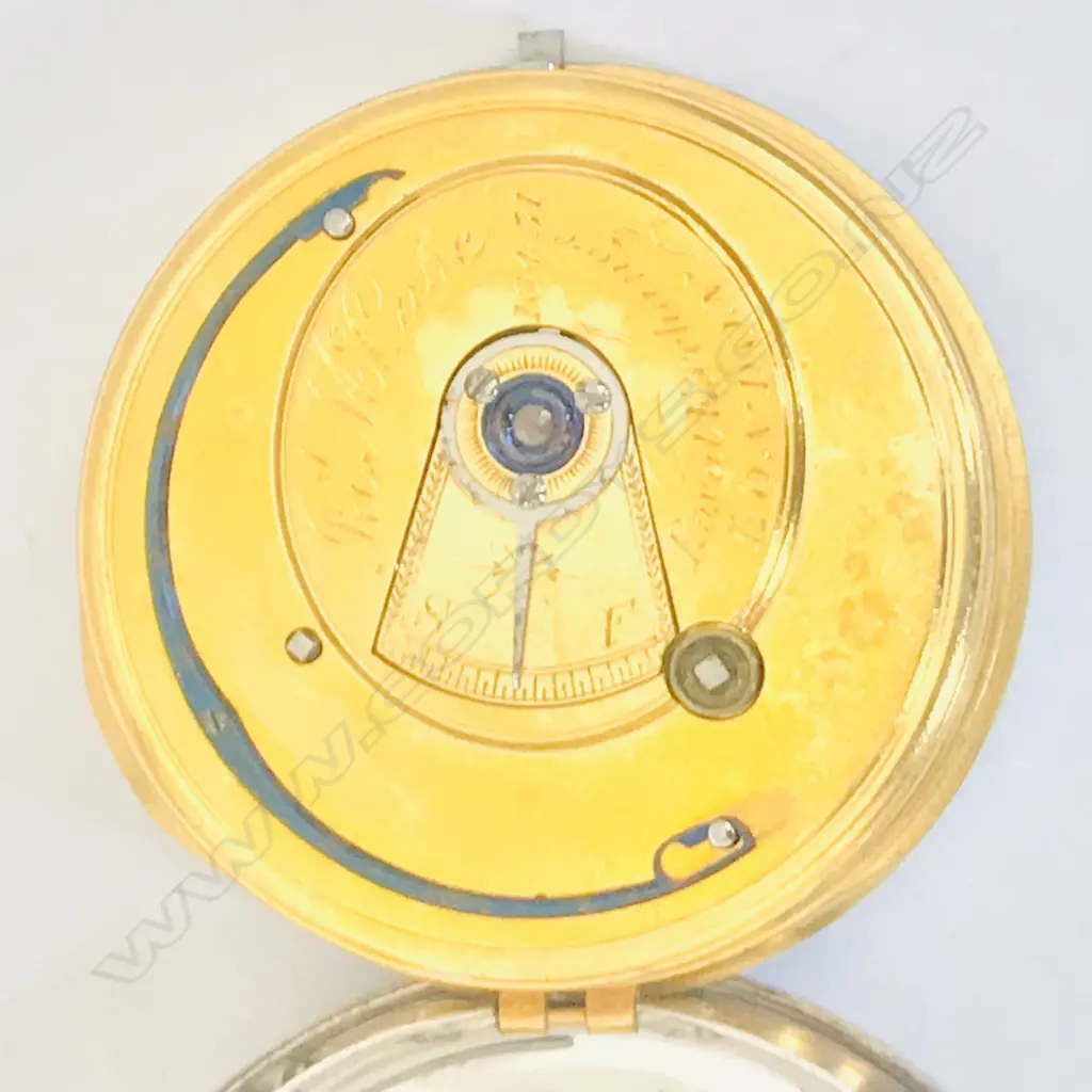 George III silver consular cased pocket watch, by Jas. McCabe, Royal Exchange, London, number 10451 Image 1++