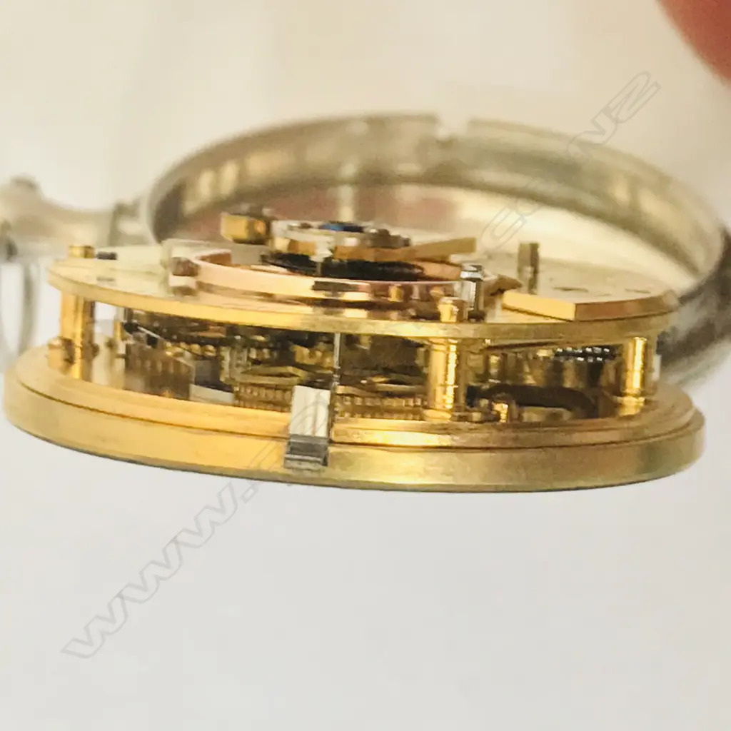 George III silver consular cased pocket watch, by Jas. McCabe, Royal Exchange, London, number 10451 Image 1++