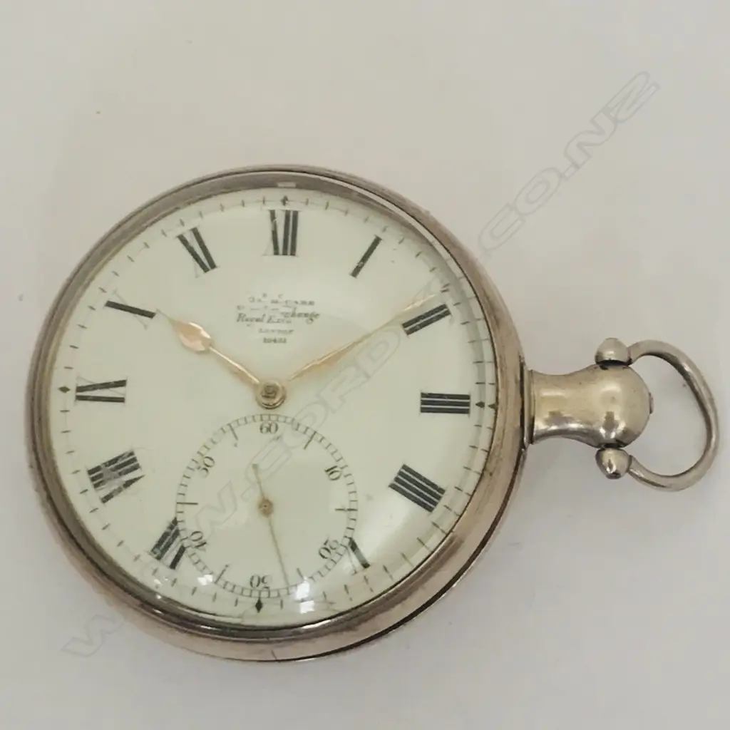 George III silver consular cased pocket watch, by Jas. McCabe, Royal Exchange, London, number 10451 Image 1++