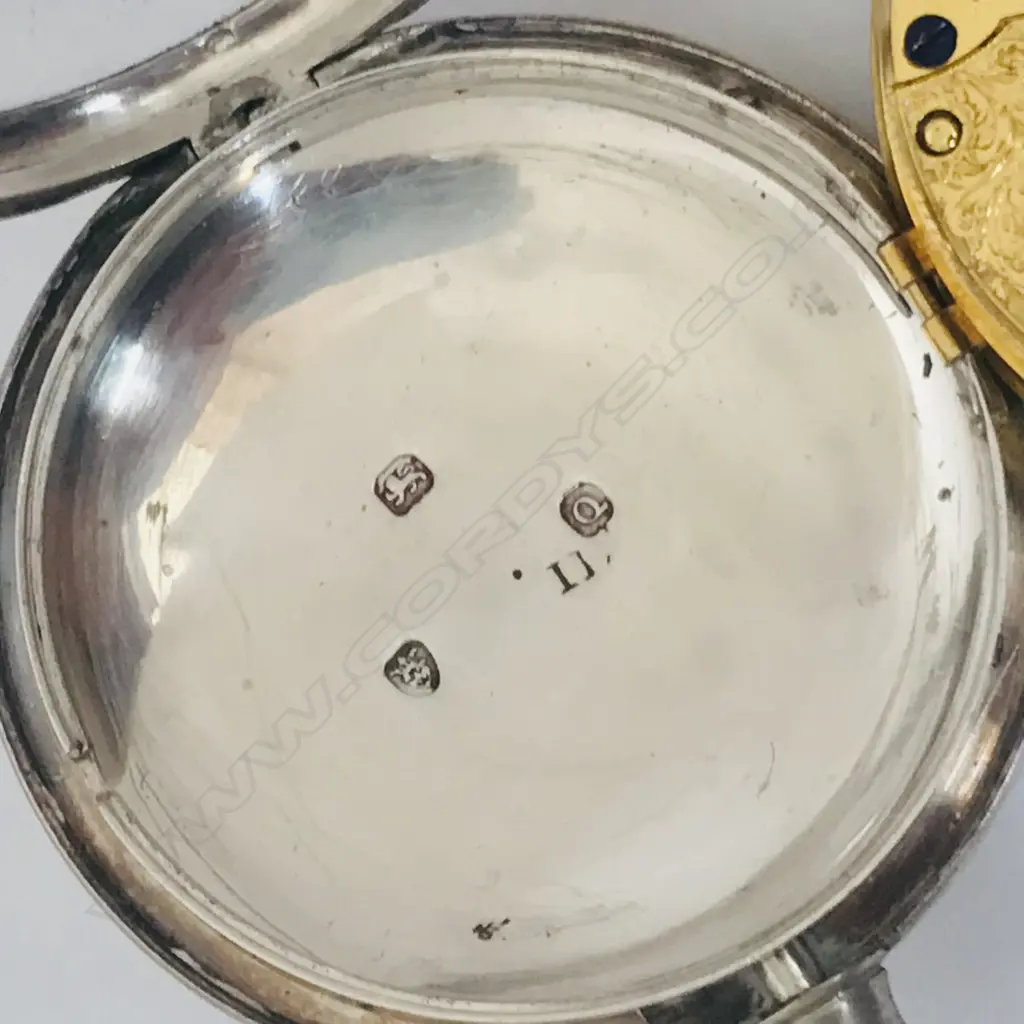 George III silver consular cased pocket watch, by Jas. McCabe, Royal Exchange, London, number 10451 Image 1++