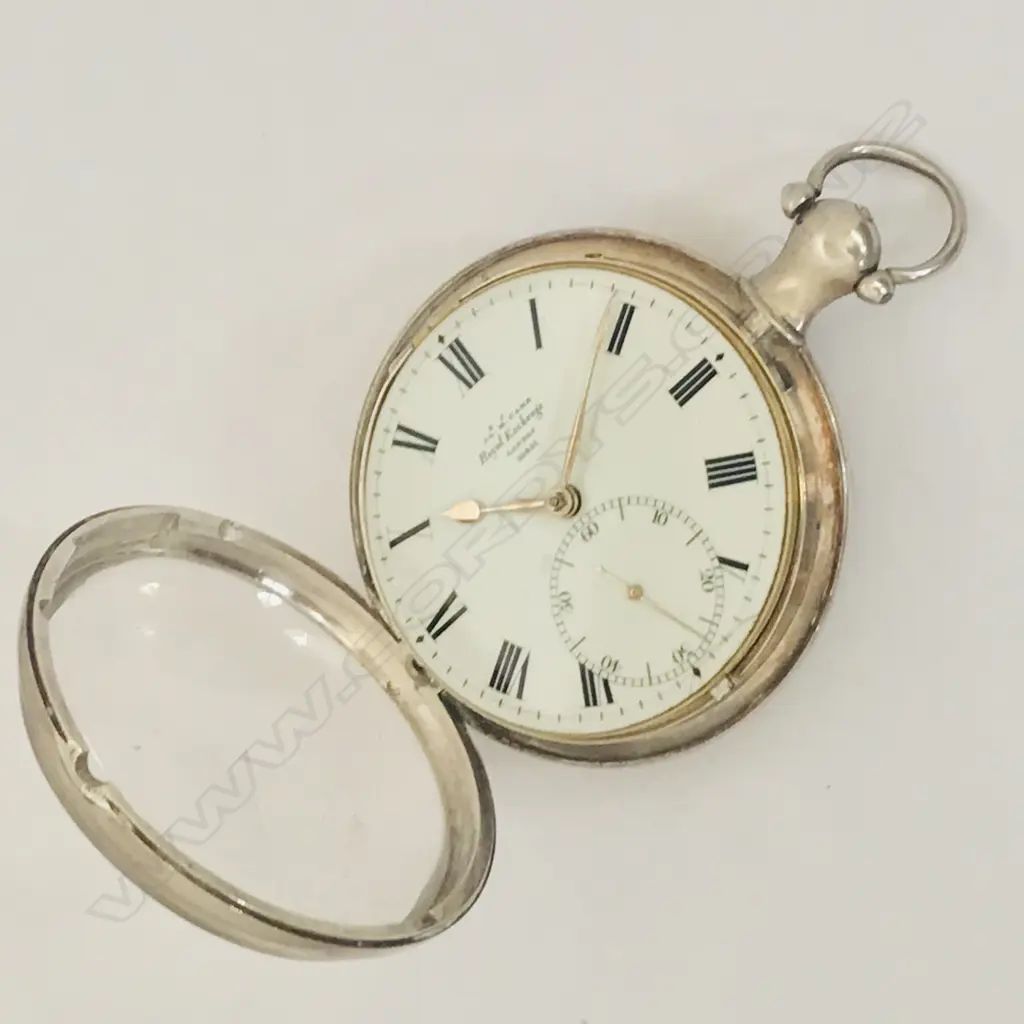 George III silver consular cased pocket watch, by Jas. McCabe, Royal Exchange, London, number 10451 Image 1++