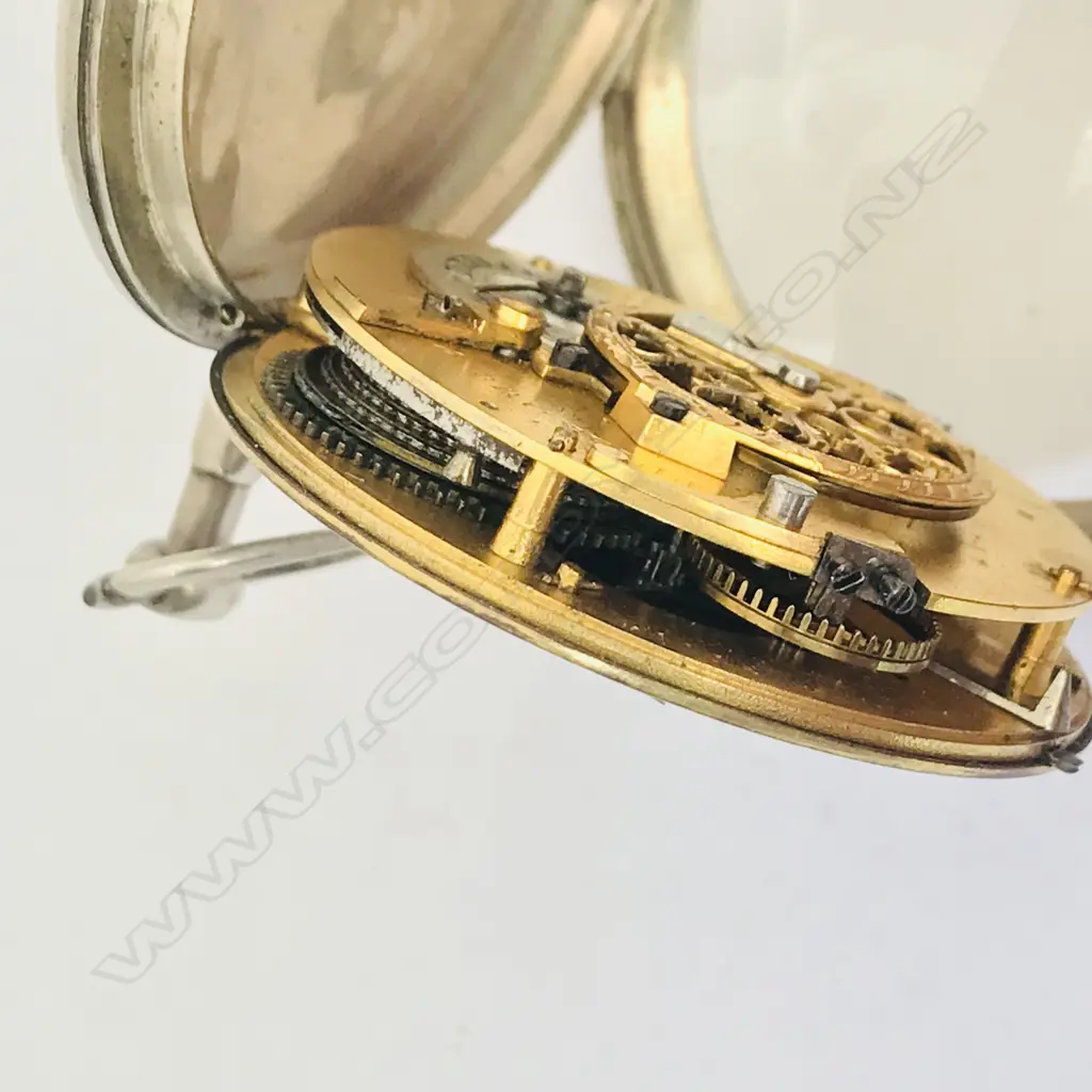 Early 19thC silver consular cased pocket watch, by M.G. Ghiesbreght a Bruxelles, Image 1++