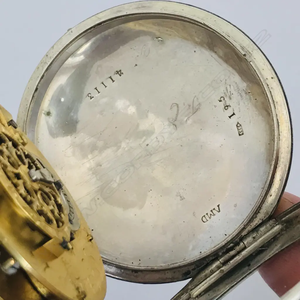 Early 19thC silver consular cased pocket watch, by M.G. Ghiesbreght a Bruxelles, Image 1++