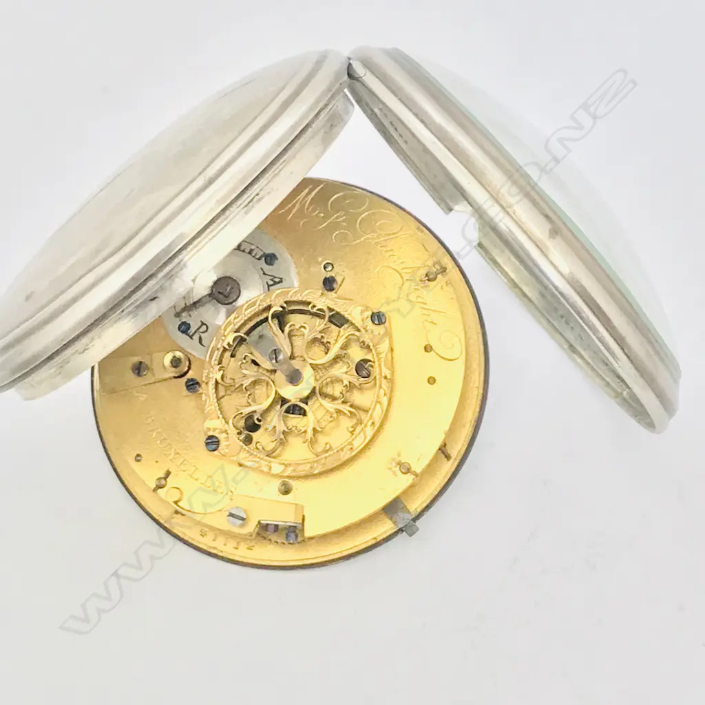 Early 19thC silver consular cased pocket watch, by M.G. Ghiesbreght a Bruxelles, Image 1++