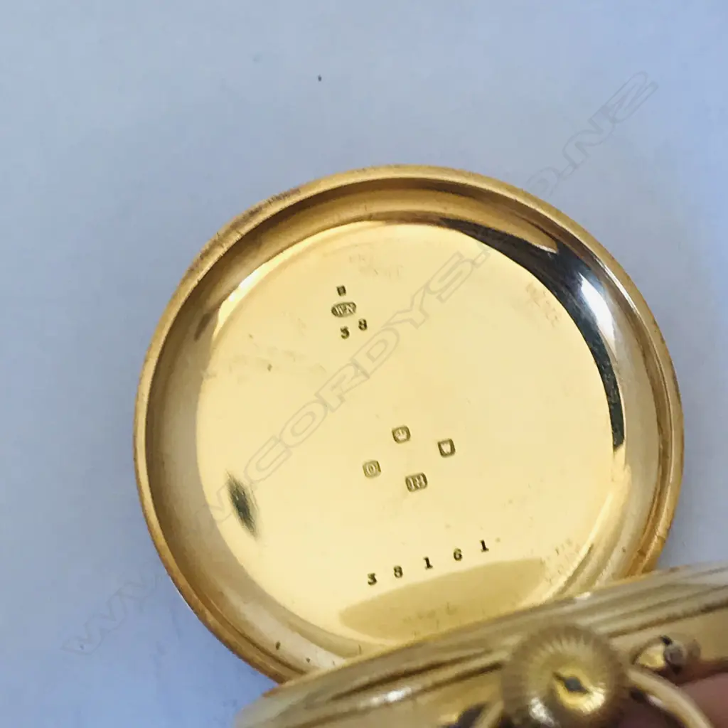 Edwardian 18ct gold open face pocket watch, by Batty & Sons, Manchester Image 1++
