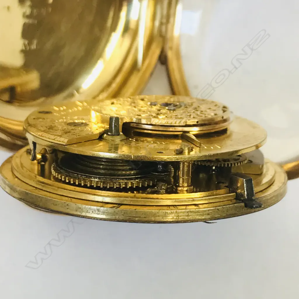 18ct gold open face pocket watch, by James McCabe, London Image 1++