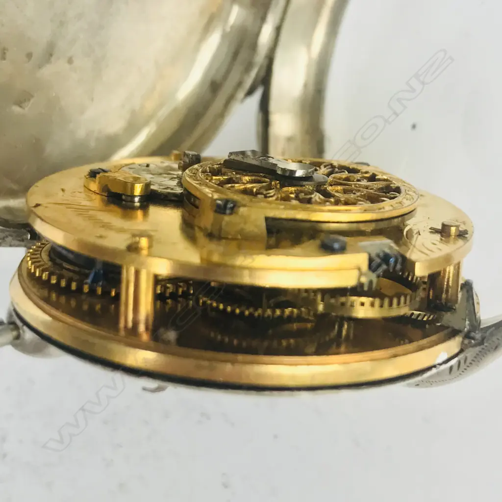 Early 19thC French silver consular cased verge pocket watch by Les Frères Esquivillon & De Choudens Image 1++