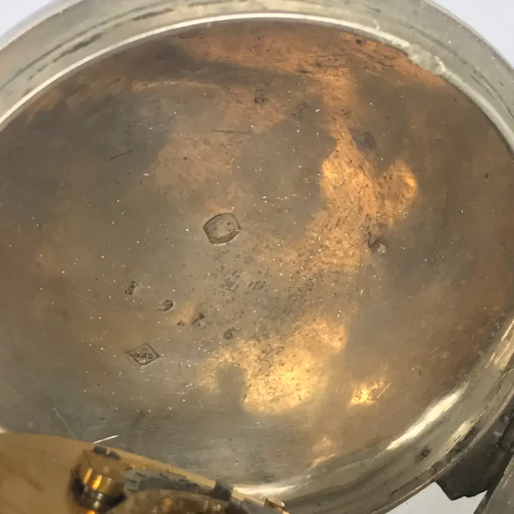 Early 19thC French silver consular cased verge pocket watch by Les Frères Esquivillon & De Choudens Image 1++